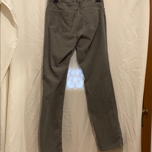 Lauren Grey/Green corduroy pants thin line size 8 - Picture 7 of 8